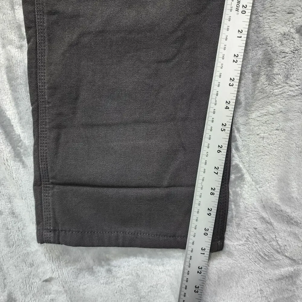 NEW Polar King Key Pants Mens 40X32 Black Fleece Lined Canvas Carpenter‎ Utility